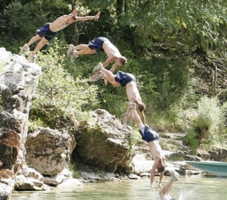  ¡Un pequeño chapuzón! 